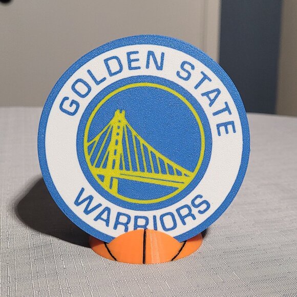 Golden State Warriors Coaster Set - 3D Printed - (Set of 4) - Picture 1 of 4